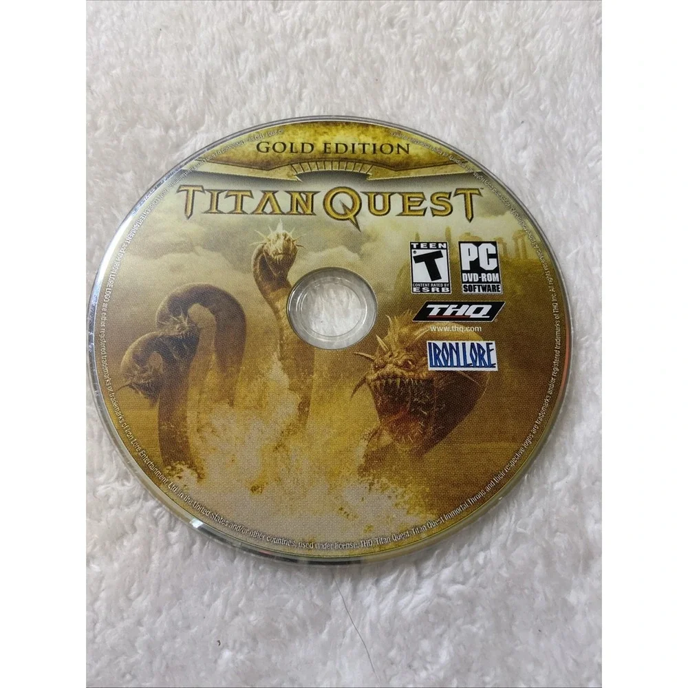 Titan Quest Gold Edition PC CD‎ ROM 2007 DISCS ONLY Soundtrack